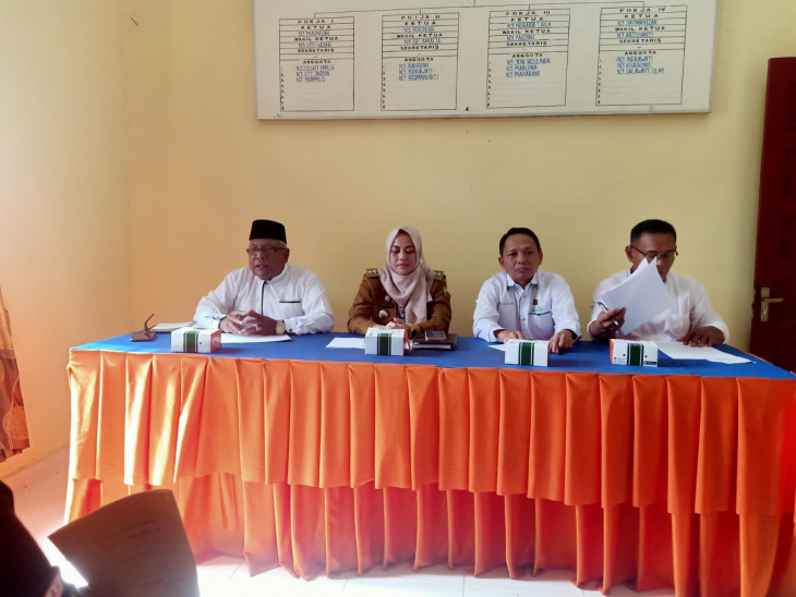 Camat Kampar Utara Lakukan Rapat Persiapan MTQ Ke-53 di Aula Kantor Camat