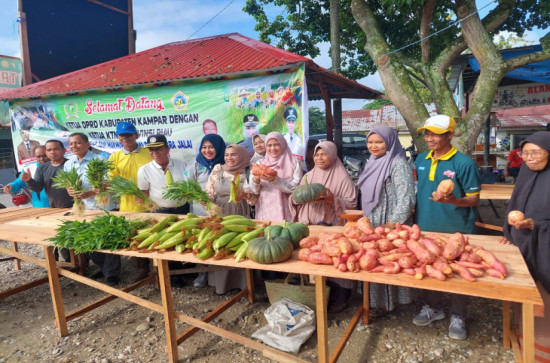 Camat Kampar Utara Prioritaskan Ketahanan Pangan dan Adakan Pasar Tani Makmur Bersama