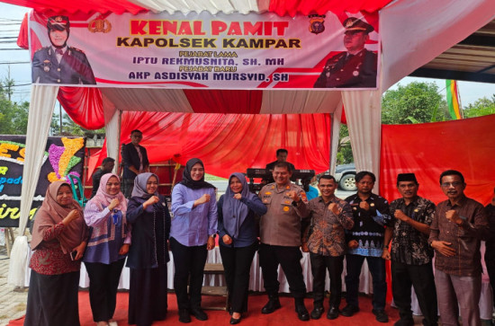 Kenal Pamit Kapolsek Kampar: Selamat Bertugas di Tempat Baru dan Selamat Datang Pejabat Baru