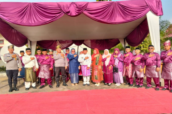 Peringati Hari Jadi Kabupaten Kampar ke-76, Kecamatan Kampar Utara Gelar Upacara Khidmat